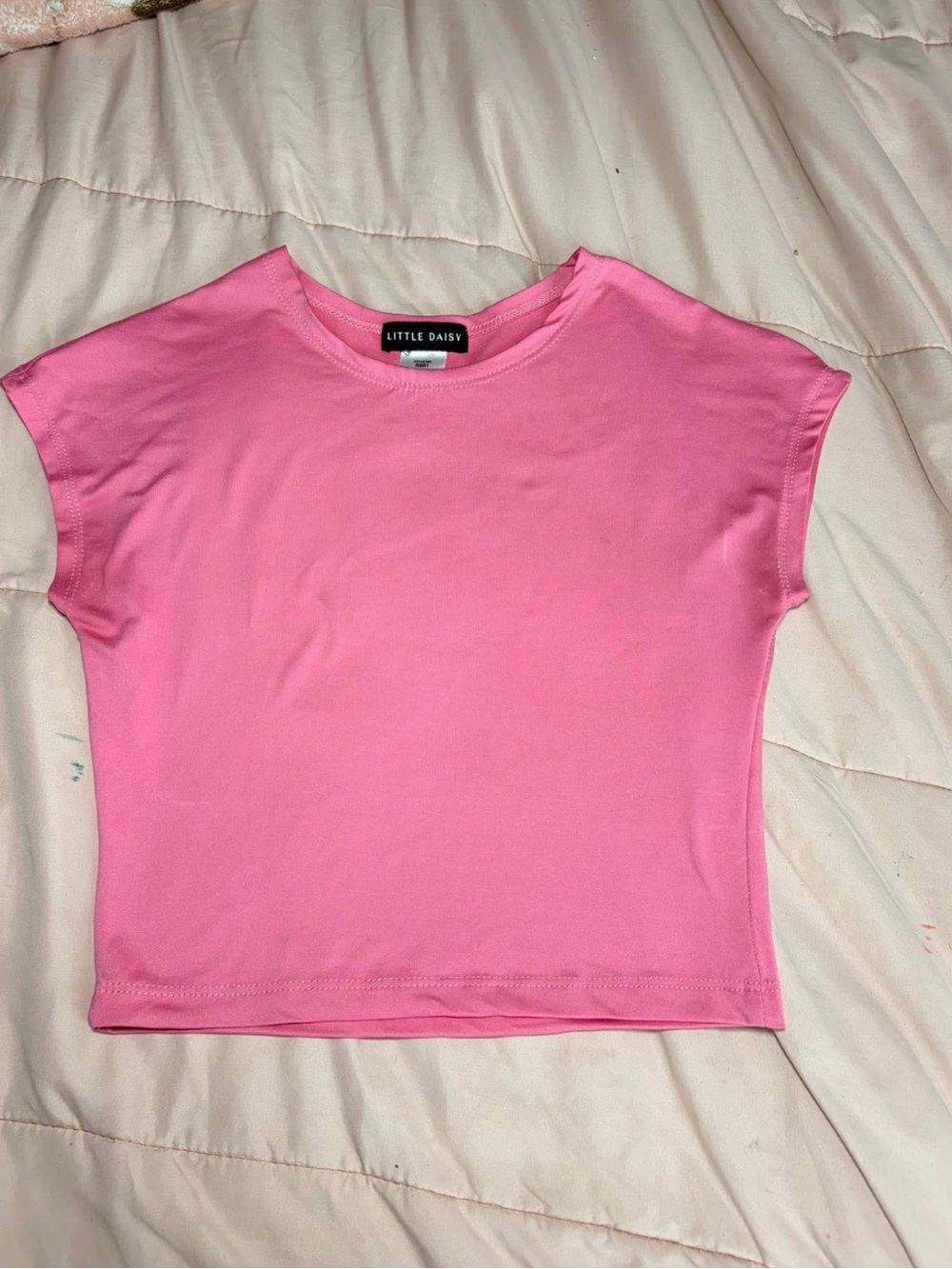 Pink Crop Tee